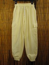 画像: 無地＊コットン素材＊すっきりシルエット＊アラジンパンツ＊イージーパンツ 