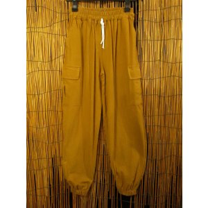 画像: 無地＊コットン素材＊すっきりシルエット＊アラジンパンツ＊イージーパンツ 