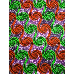 画像: アフリカンプリント生地 パーニュ