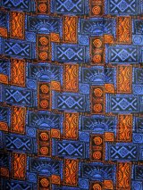 画像: アフリカンプリント生地 パーニュ
