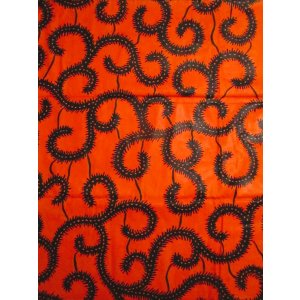 画像: アフリカンプリント生地 パーニュ