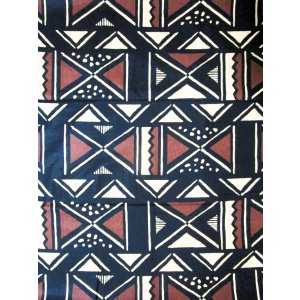 画像: アフリカンプリント生地 パーニュ