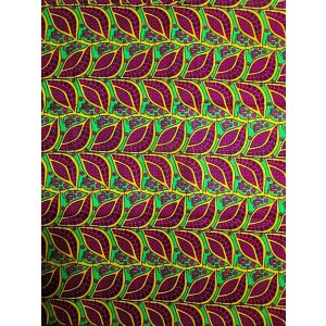 画像: アフリカンプリント生地 パーニュ