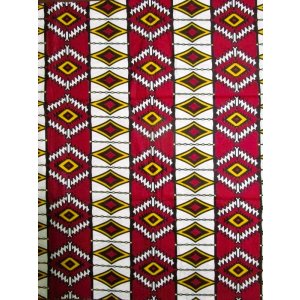 画像: アフリカンプリント生地 パーニュ