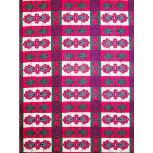 画像: アフリカンプリント生地 パーニュ