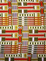 画像: アフリカンプリント生地 パーニュ