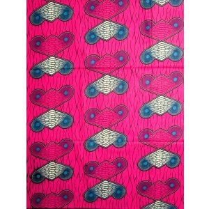 画像: アフリカンプリント生地 パーニュ