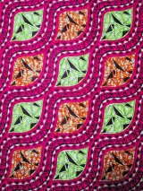 画像: アフリカンプリント生地 パーニュ