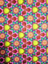 画像: アフリカンプリント生地 パーニュ