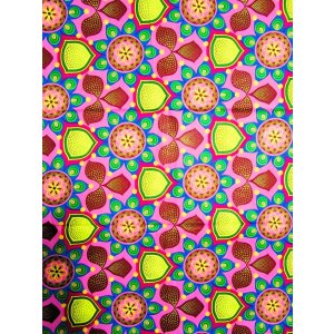 画像: アフリカンプリント生地 パーニュ