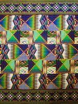 画像: アフリカンプリント生地 パーニュ