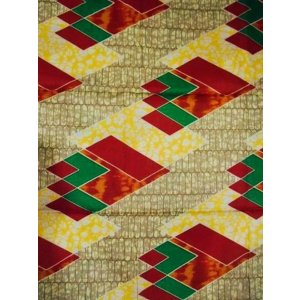 画像: アフリカンプリント生地 パーニュ