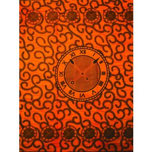 画像: アフリカンプリント生地 パーニュ