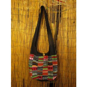 画像: ゲリ生地＊パッチワーク＊コットン素材＊ショルダーバッグ