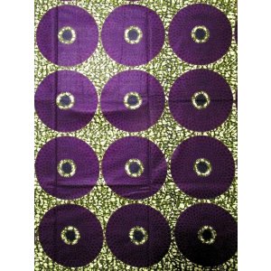 画像: アフリカンプリント生地 パーニュ