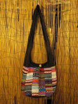 画像: ゲリ生地＊パッチワーク＊コットン素材＊ショルダーバッグ