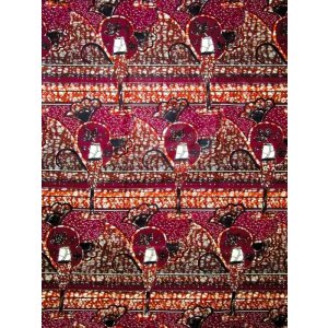 画像: アフリカンプリント生地 パーニュ