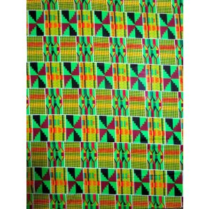画像: アフリカンプリント生地 パーニュ