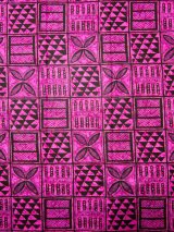 画像: アフリカンプリント生地 パーニュ