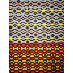 画像: アフリカンプリント生地 パーニュ