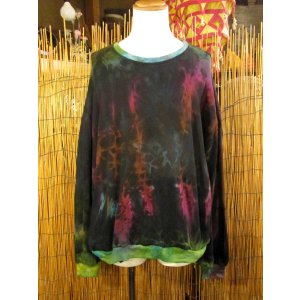 画像: タイダイ染め＊コットン素材＊スウェット生地＊トレーナー