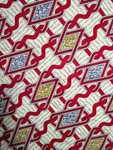 画像: アフリカンプリント生地 パーニュ