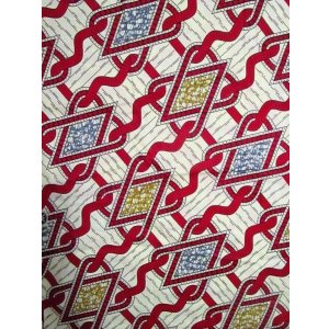 画像: アフリカンプリント生地 パーニュ