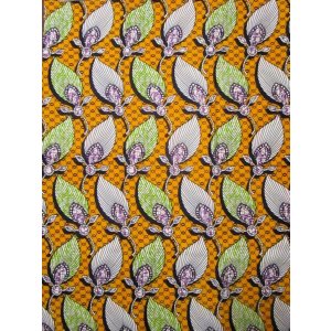 画像: アフリカンプリント生地 パーニュ