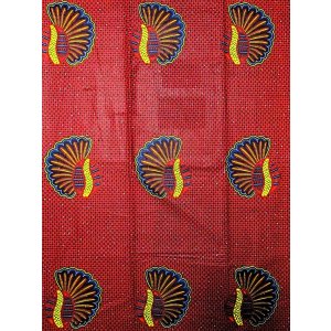 画像: アフリカンプリント生地 パーニュ