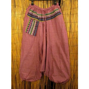 画像: ゲリ生地＊コットン素材＊ふんわり＊サルエルパンツ