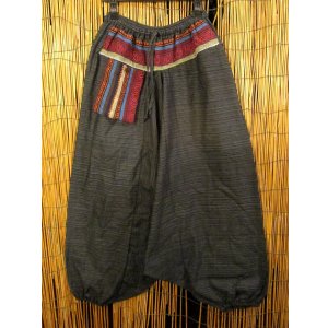 画像: ゲリ生地＊コットン素材＊ふんわり＊サルエルパンツ