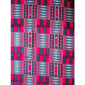 画像: アフリカンプリント生地 パーニュ