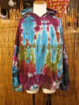 画像: タイダイ染め＊裏起毛＊スウェット生地＊パーカー