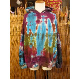 画像: タイダイ染め＊裏起毛＊スウェット生地＊パーカー