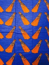 画像: アフリカンプリント生地 パーニュ