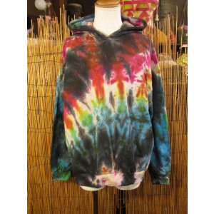画像: タイダイ染め＊裏起毛＊スウェット生地＊パーカー