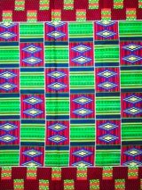 画像: アフリカンプリント生地 パーニュ