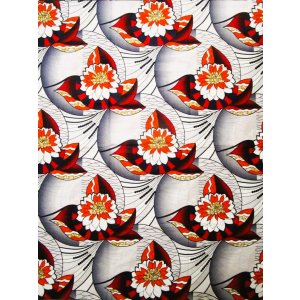 画像: アフリカンプリント生地 パーニュ