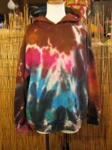 画像: タイダイ染め＊裏起毛＊スウェット生地＊パーカー