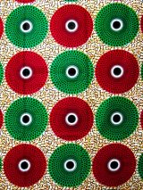 画像: アフリカンプリント生地 パーニュ