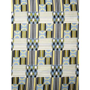 画像: アフリカンプリント生地 パーニュ