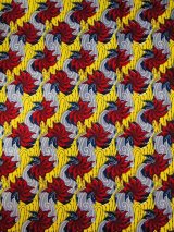 画像: アフリカンプリント生地 パーニュ