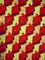 画像: アフリカンプリント生地 パーニュ