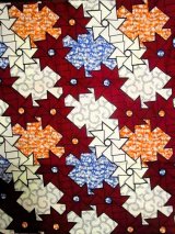 画像: アフリカンプリント生地 パーニュ