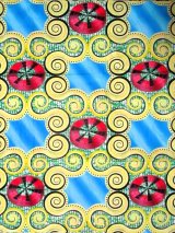 画像: アフリカンプリント生地 パーニュ