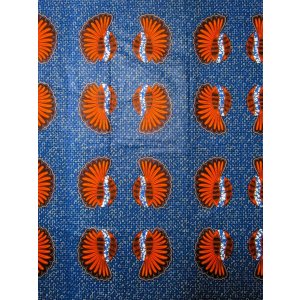 画像: アフリカンプリント生地 パーニュ