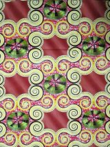 画像: アフリカンプリント生地 パーニュ