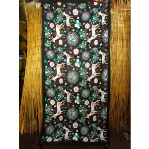 画像: アニマルプリント＊ポリエステル素材＊タッセル付き＊大判ストール＊マルチクロス