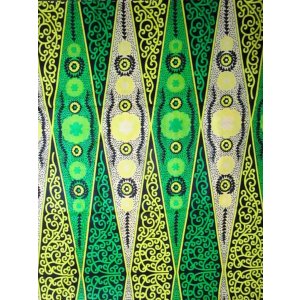 画像: アフリカンプリント生地 パーニュ