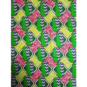 画像: アフリカンプリント生地 パーニュ